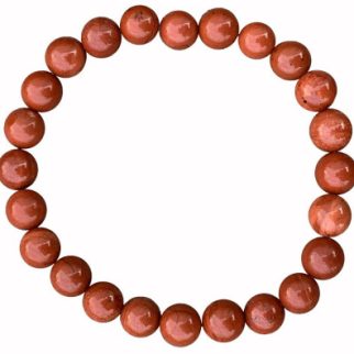 Bracelet en jaspe rouge